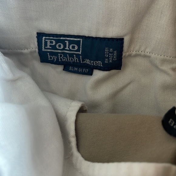 Ralph Lauren khaki shorts with embroidered whales - size 28 - Picture 4 of 6